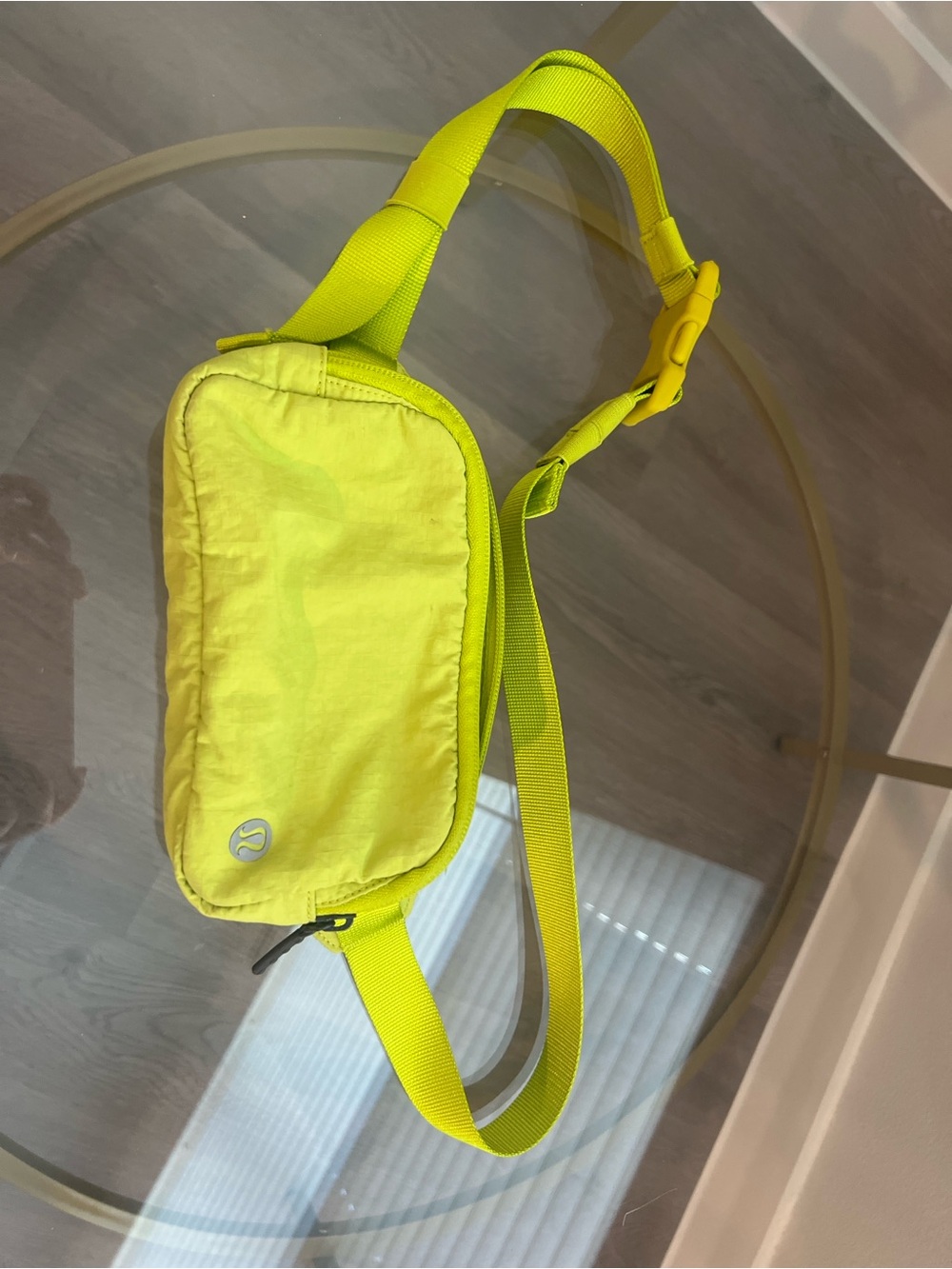 lululemon athletica Neon Yellow Crossbody Belt Bag
